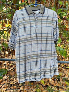 Vintage Grand Slam Penguin Men's Striped Polo Shirt Size Medium